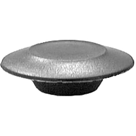 Auveco FLUSH SHEET METAL PLUG PLASTIC 1/2 HOLE BLACK, 100PK 11746